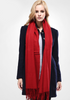 Solid Cotton Tassel Scarf